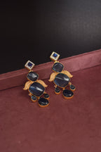 Luxurious Blue Sapphire Drop Earrings - Crystal Statement Jewelry