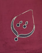 Sapphire Blue Silver Finish American Diamond Necklace and Earrings Set - Luxury Statement Jewelry
